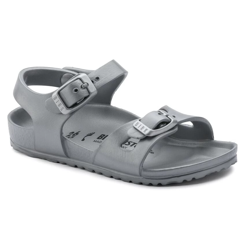 Birkenstock Rio Kids EVA Metallic Silver 3 Birkenstock Rio Kids EVA Metallic Silver