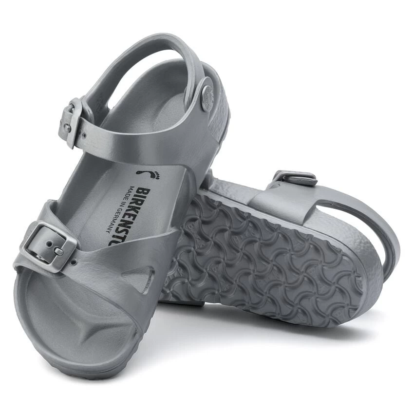 Birkenstock Rio Kids EVA Metallic Silver 5 Birkenstock Rio Kids EVA Metallic Silver - Image 3