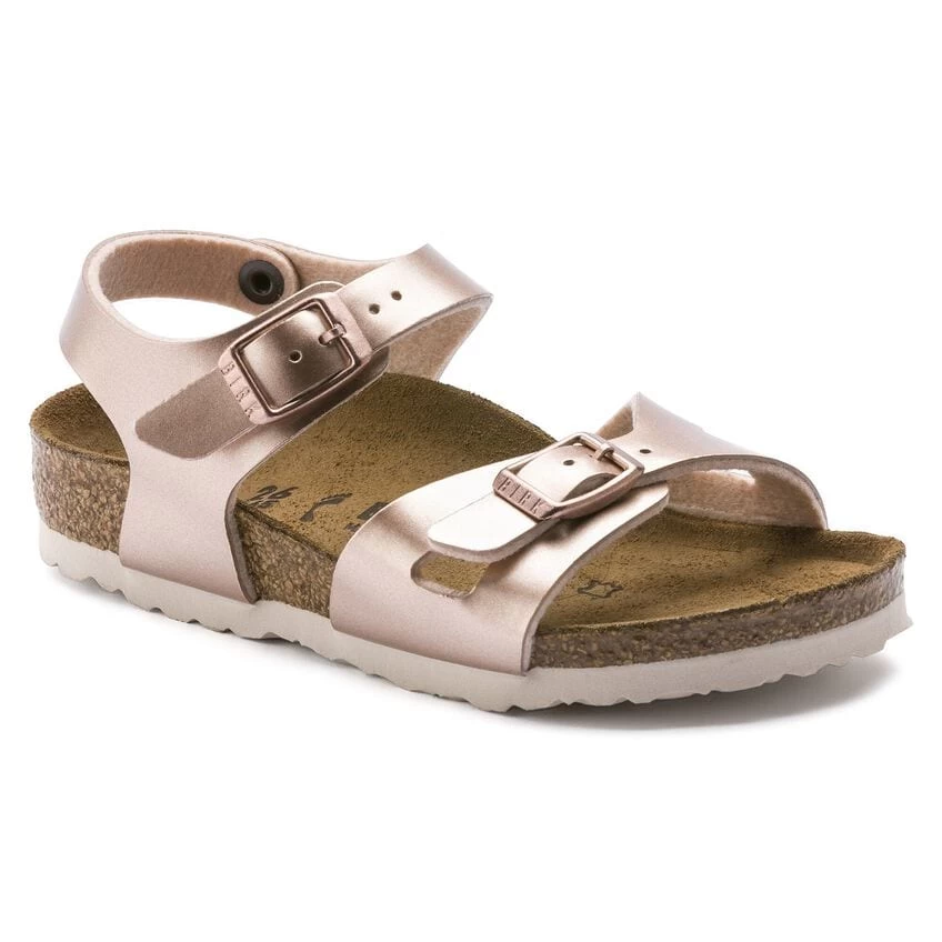 Birkenstock Rio Birko-Flor Electric Metallic Copper 3 Birkenstock Rio Birko-Flor Electric Metallic Copper
