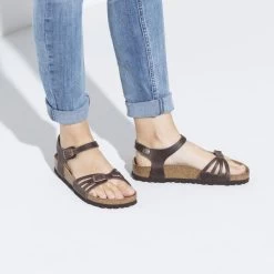 Birkenstock Bali Oiled Leather -New Shoe Shop 1016920 f closeup f