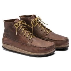 Birkenstock Marton Oiled Leather Roast 17 Birkenstock Marton Oiled Leather Roast -New Shoe Shop 1017143 pair