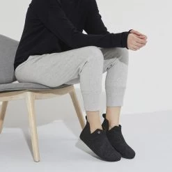 Birkenstock Andermatt Shearling Wool Felt -New Shoe Shop 1017883 f look f