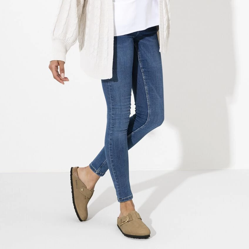 Birkenstock Boston Big Buckle Nubuck Leather 5 Birkenstock Boston Big Buckle Nubuck Leather - Image 3