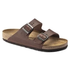 Birkenstock Arizona Natural Leather Vintage Wood Roast