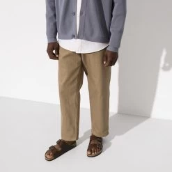 Birkenstock Arizona Natural Leather Vintage Wood Roast -New Shoe Shop 1018626 f look m