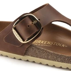 Birkenstock Gizeh Big Buckle Oiled Leather -New Shoe Shop 1018785 detail 1