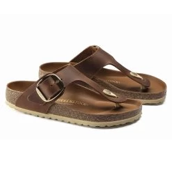 Birkenstock Gizeh Big Buckle Oiled Leather -New Shoe Shop 1018785 pair