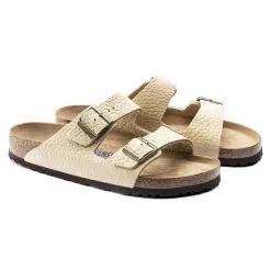 Birkenstock Arizona Nubuck Leather Desert Buck Almond -New Shoe Shop 1018938 pair