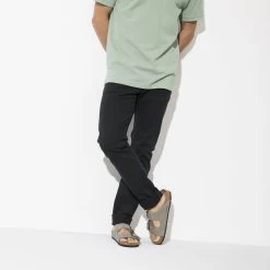 Birkenstock Arizona Nubuck Leather Desert Buck Whale Gray -New Shoe Shop 1019006 f look m