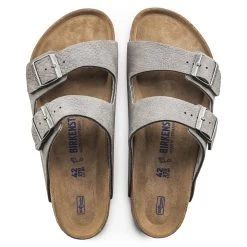 Birkenstock Arizona Nubuck Leather Desert Buck Whale Gray -New Shoe Shop 1019006 top