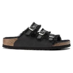 Birkenstock Florida Fresh Shearling Oiled Leather -New Shoe Shop 1020319 side