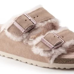 Birkenstock Arizona Shearling Suede Leather -New Shoe Shop 1020389 detail 1