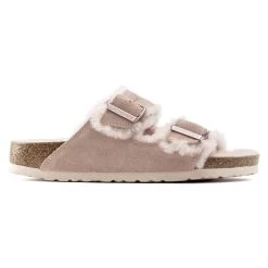 Birkenstock Arizona Shearling Suede Leather -New Shoe Shop 1020389 side