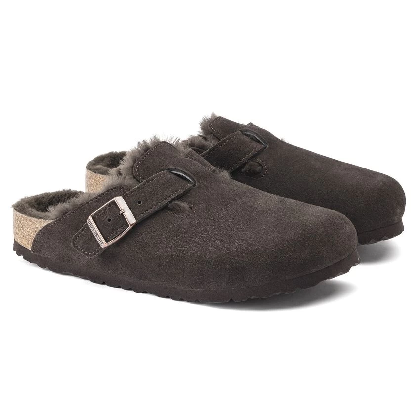Birkenstock Boston Shearling Suede Leather 9 Birkenstock Boston Shearling Suede Leather - Image 7