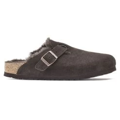 Birkenstock Boston Shearling Suede Leather 18 Birkenstock Boston Shearling Suede Leather -New Shoe Shop 1020529 side
