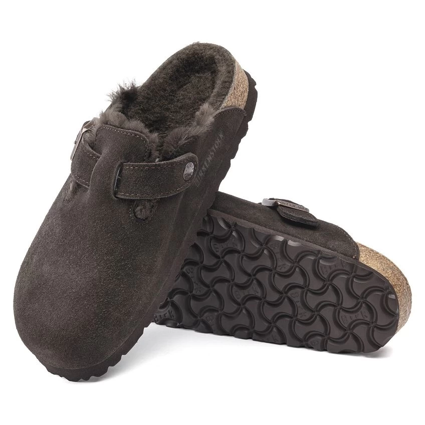 Birkenstock Boston Shearling Suede Leather 7 Birkenstock Boston Shearling Suede Leather - Image 5