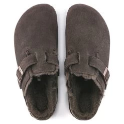 Birkenstock Boston Shearling Suede Leather 16 Birkenstock Boston Shearling Suede Leather -New Shoe Shop 1020529 top