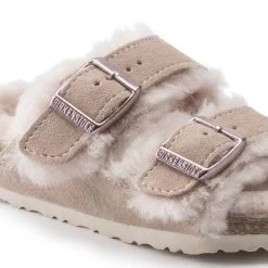 Birkenstock Arizona Shearling Kids Suede Leather 14 Birkenstock Arizona Shearling Kids Suede Leather -New Shoe Shop 1020580 detail 1