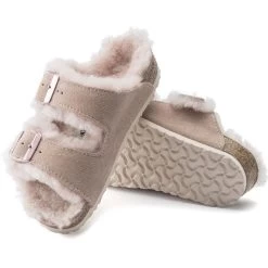Birkenstock Arizona Shearling Kids Suede Leather 10 Birkenstock Arizona Shearling Kids Suede Leather -New Shoe Shop 1020580 sole