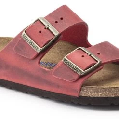 Birkenstock Arizona Oiled Leather Fire Red 21 Birkenstock Arizona Oiled Leather Fire Red -New Shoe Shop 1020730 detail 1