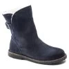 Birkenstock Uppsala Shearling Suede Leather Navy -New Shoe Shop 1021064
