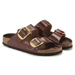 Birkenstock Arizona Natural Leather Patent 18 Birkenstock Arizona Natural Leather Patent -New Shoe Shop 1021388 pair