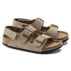 Birkenstock Milano HL Kids Suede Leather -New Shoe Shop 1021723 pair