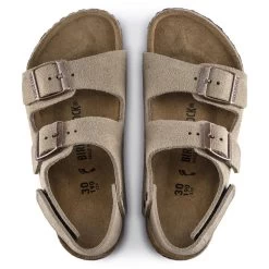 Birkenstock Milano HL Kids Suede Leather -New Shoe Shop 1021723 top