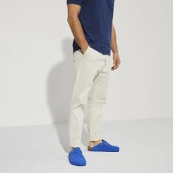 Birkenstock Boston Suede Leather Ultra Blue -New Shoe Shop 1022556 f look m