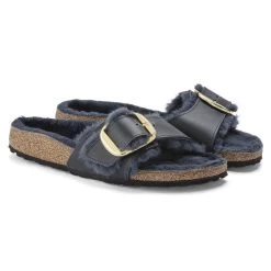 Birkenstock Madrid Big Buckle Oiled Leather -New Shoe Shop 1023185 pair