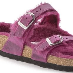Birkenstock Mayari Shearling Oiled Leather -New Shoe Shop 1023199 detail 1