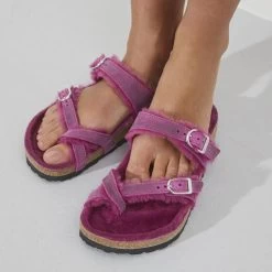 Birkenstock Mayari Shearling Oiled Leather -New Shoe Shop 1023199 detail 8