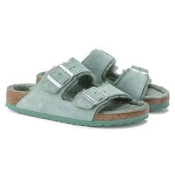 Birkenstock Arizona Shearling Suede Leather -New Shoe Shop 1023259 pair