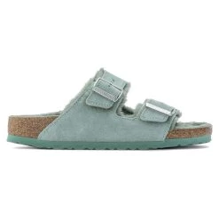 Birkenstock Arizona Shearling Suede Leather -New Shoe Shop 1023259 side