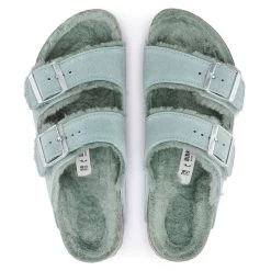 Birkenstock Arizona Shearling Suede Leather -New Shoe Shop 1023259 top