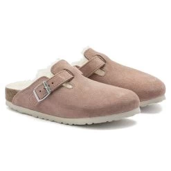 Birkenstock Boston Suede Leather/ Shearling -New Shoe Shop 1023281 pair