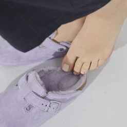 Birkenstock Boston Suede Leather/ Shearling -New Shoe Shop 1023284 detail 8