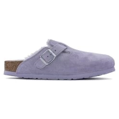 Birkenstock Boston Suede Leather/ Shearling -New Shoe Shop 1023284 side