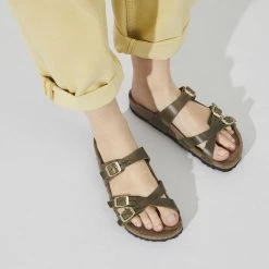 Birkenstock Franca Oiled Leather 14 Birkenstock Franca Oiled Leather -New Shoe Shop 1023310 f closeup f