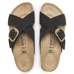 Birkenstock Siena Big Buckle Nubuck Leather -New Shoe Shop 1023376 top