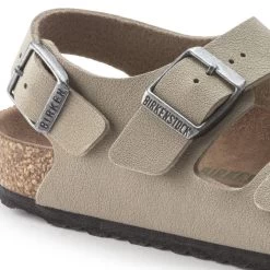 Birkenstock Milano Kids Birko-Flor Nubuck -New Shoe Shop 1023423 detail 1