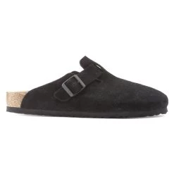 Birkenstock Boston Suede Leather Black -New Shoe Shop 1023452 side