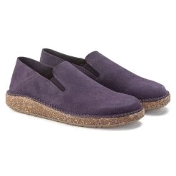 Birkenstock Callan Suede Leather Dark Berry -New Shoe Shop 1023626 pair