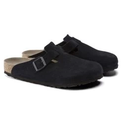 Birkenstock Boston Suede Leather Midnight 25 Birkenstock Boston Suede Leather Midnight -New Shoe Shop 1023865 pair