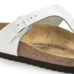 Birkenstock Gizeh Natural Leather Patent -New Shoe Shop 1023897 detail 1