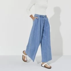 Birkenstock Gizeh Natural Leather Patent -New Shoe Shop 1023897 f look f