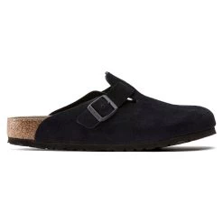 Birkenstock Boston Suede Leather Midnight 26 Birkenstock Boston Suede Leather Midnight -New Shoe Shop 1023910 side
