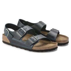 Birkenstock Milano Oiled Leather -New Shoe Shop 1023924 pair