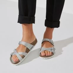 Birkenstock Franca Micro Fibre 14 Birkenstock Franca Micro Fibre -New Shoe Shop 1023968 f closeup f