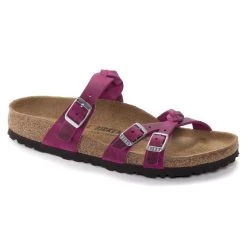 Birkenstock Franca Braid Oiled Leather Festival Fuchsia
